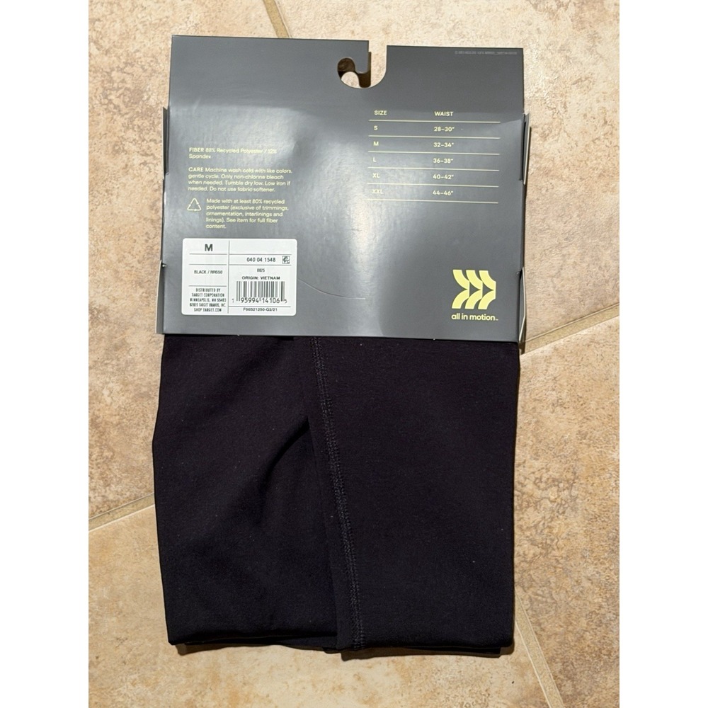 Men's Mid-Weight Thermal Pants ~ All In Motion ~ Black ~ Size M (32-34) ~ NWT ~ - Picture 2 of 6